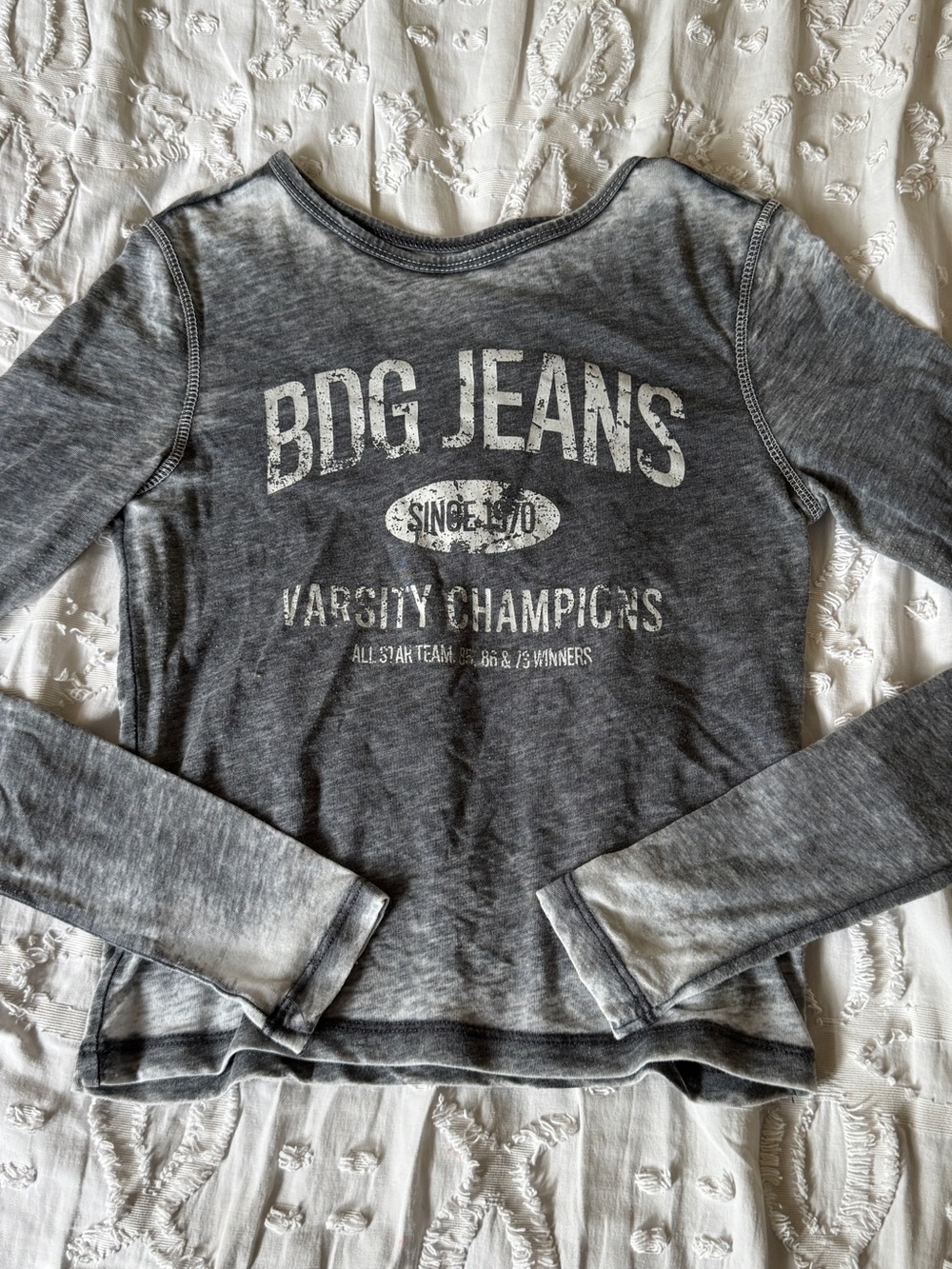 BDG Gray Short Sleeve Tee M